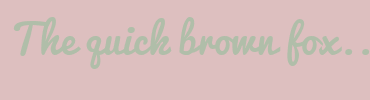 Image with Font Color B0BEA9 and Background Color DDBFBF